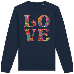 LOVE Floral Adult Sweatshirt