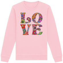 Load image into Gallery viewer, LOVE Floral Adult Sweatshirt