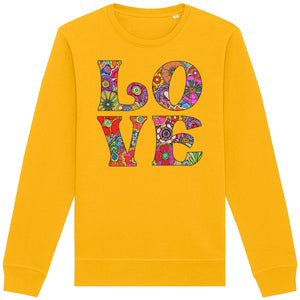LOVE Floral Adult Sweatshirt