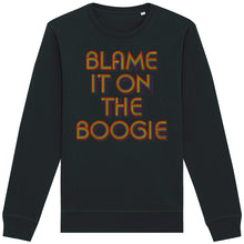 Load image into Gallery viewer, Blame It On The Boogie Black Adult Sweatshirt