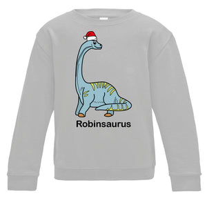 Personalised Diplodocus Kids Sweatshirt