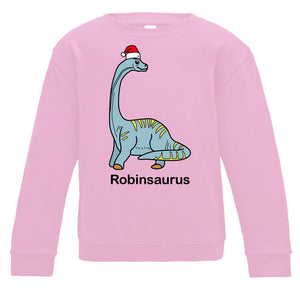 Personalised Diplodocus Kids Sweatshirt