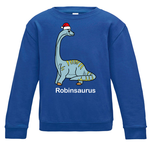 Personalised Diplodocus Kids Sweatshirt
