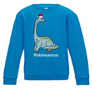 Personalised Diplodocus Kids Sweatshirt