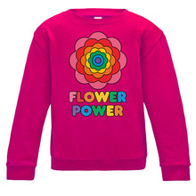 Load image into Gallery viewer, Flower Power Kids Sweatshirt