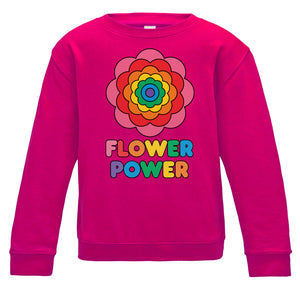 Flower Power Kids Sweatshirt