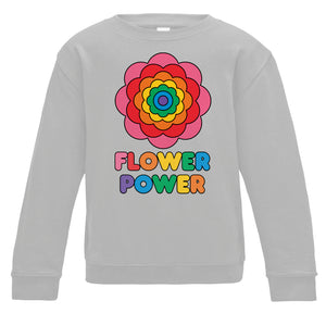 Flower Power Kids Sweatshirt