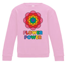 Load image into Gallery viewer, Flower Power Kids Sweatshirt