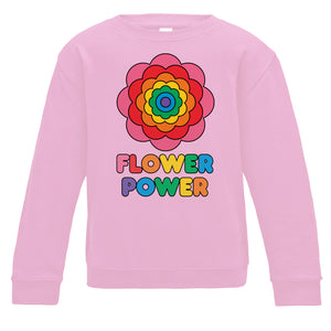 Flower Power Kids Sweatshirt