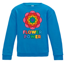 Load image into Gallery viewer, Flower Power Kids Sweatshirt