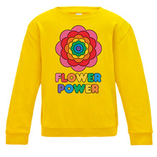 Load image into Gallery viewer, Flower Power Kids Sweatshirt