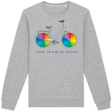 Load image into Gallery viewer, I Want To Ride My Bicycle Adult Sweatshirt