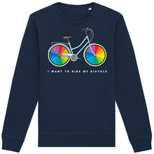 Load image into Gallery viewer, I Want To Ride My Bicycle Adult Sweatshirt