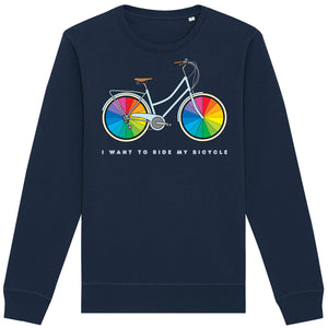 I Want To Ride My Bicycle Adult Sweatshirt