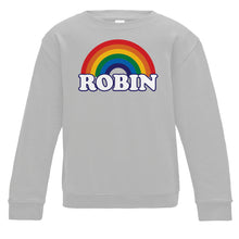 Load image into Gallery viewer, Personalised Rainbow Kids Sweatshirt