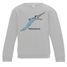 Load image into Gallery viewer, Personalised Christmas Pterodactyl Kids Sweatshirt