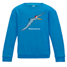 Load image into Gallery viewer, Personalised Christmas Pterodactyl Kids Sweatshirt