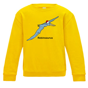 Personalised Christmas Pterodactyl Kids Sweatshirt