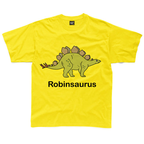 Personalised Stegosaurus Kid's T-Shirt