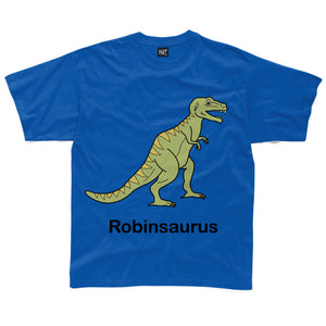 Personalised Tyrannosaurus Rex Kids T-Shirt