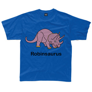 Personalised Triceratops Kids T-Shirt