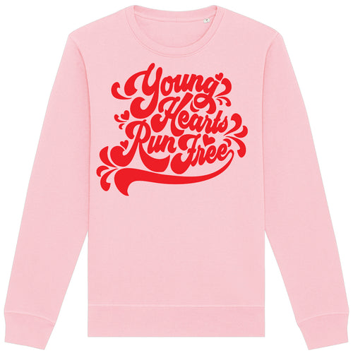 Young Hearts Run Free Adult Sweatshirt