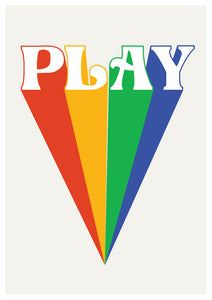 PLAY A4, A3 or 50cm x 70cm print