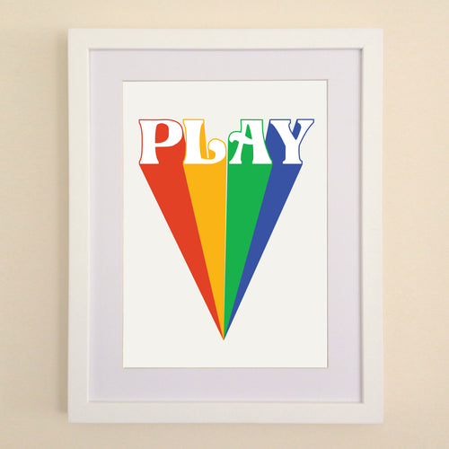 PLAY A4, A3 or 50cm x 70cm print