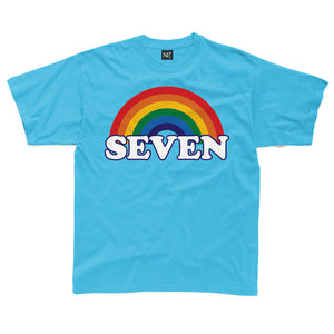 SEVEN retro rainbow kids t-shirt