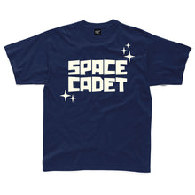 Load image into Gallery viewer, Space Cadet Navy Kids T-Shirt glow in the dark