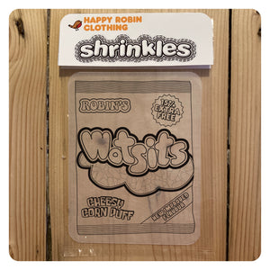 Personalised Retro Wotsits Crisps shrinkle