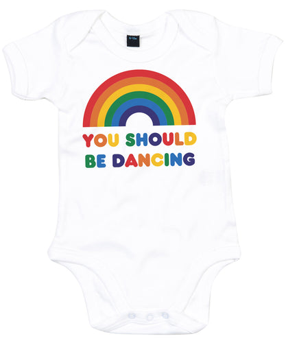 You Should Be Dancing white babygrow / baby onesie