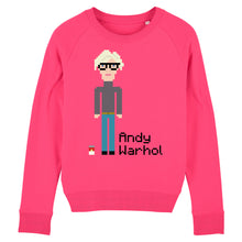 Load image into Gallery viewer, Pixelated Andy Women&#39;s Sweatshirt