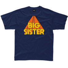 Load image into Gallery viewer, Big Sister Navy Kids T-Shirt