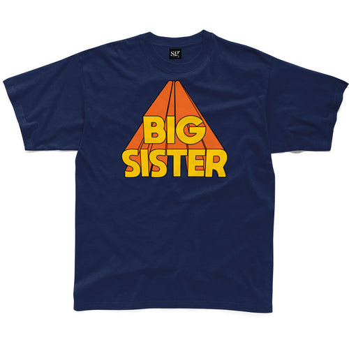 Big Sister Navy Kids T-Shirt