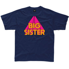 Load image into Gallery viewer, Big Sister Navy Kids T-Shirt