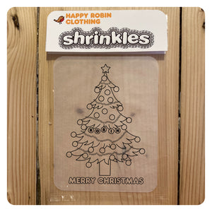 Pack of 5 Personalised Christmas shrinkles