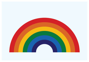 Classic Rainbow A4, A3 or 50cm x 70cm print