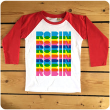 Load image into Gallery viewer, Personalised Colour Overlay Raglan Baseball Men&#39;s T-Shirt