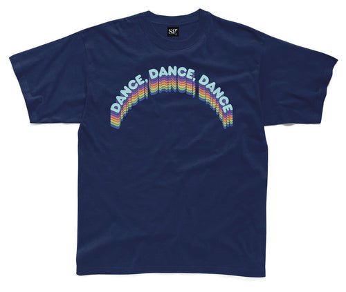 Dance, Dance, Dance Navy Blue Kids T-Shirt