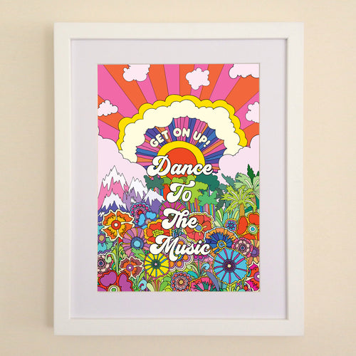 Dance To The Music A4, A3 or 50cm x 70cm print