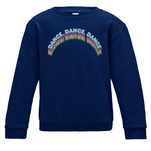 Dance, Dance, Dance Kids Navy Sweatshirt