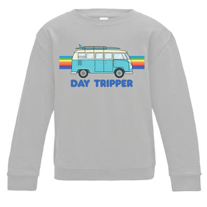 Day Tripper VW Camper Kids Sweatshirt