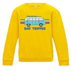Day Tripper VW Camper Kids Sweatshirt