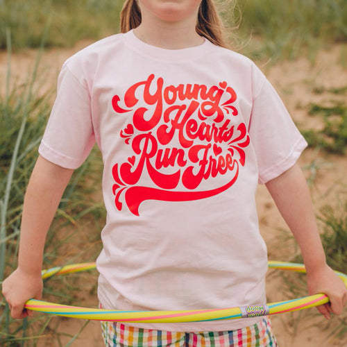 Young Hearts Run Free kids t-shirt