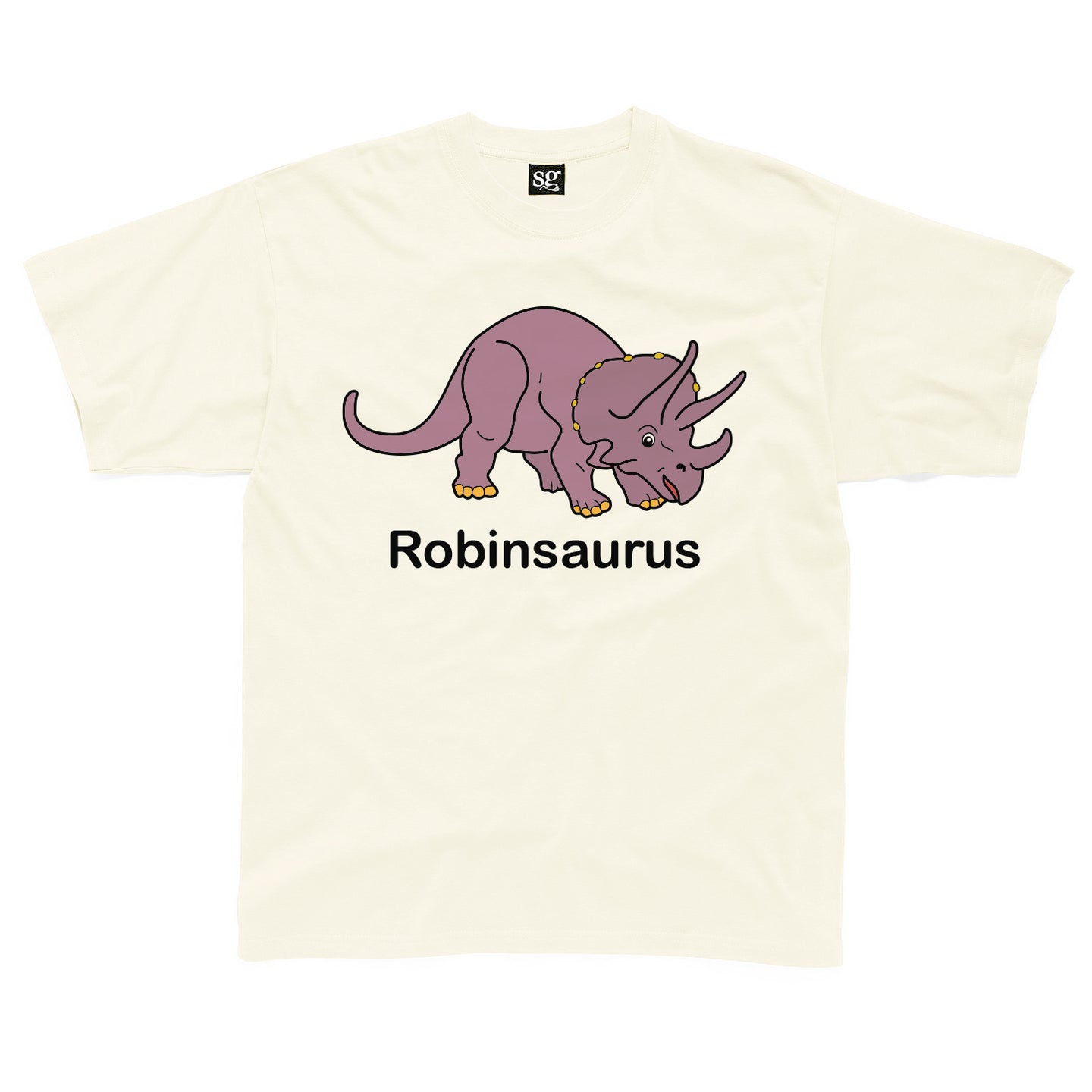 Personalised Triceratops Kids T-Shirt