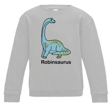 Load image into Gallery viewer, Diplodocus Personalised Kids Sweatshirt