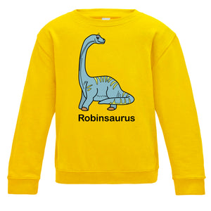 Diplodocus Personalised Kids Sweatshirt
