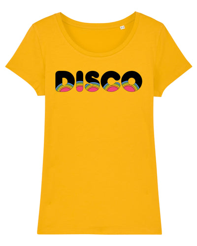 Rainbow Disco Women's T-Shirt available in a variety of colours