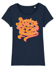 Load image into Gallery viewer, Everybody Loves The Sunshine Women&#39;s T-Shirt available in navy or light blue